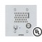AIPHONE IX-SS-2G SIP Compatible Flush Mounted IP Door Station
2-Gang Vandal Resistant Stainless Steel Cover