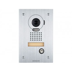 Aiphone JP-DVF Video Door Station, Vandal Resistant Flush Mount Stainless Steel
