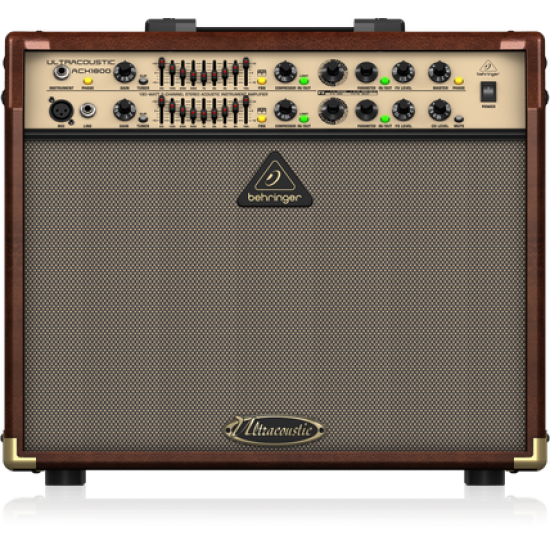 Behringer ACX1800 180 Watt 2 Channel Stereo Acoustic Instrument Amplifier with Dual FX and FBQ Feedback Detection Behringer ACX1800 180 Watt 2 Channel Stereo Acoustic Instrument Amplifier with Dual FX and FBQ Feedback Detection