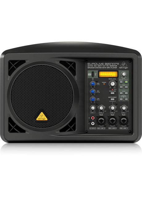 Behringer B207MP3 Active 150 Watt 6.5" PA/Monitor Speaker System with MP3 Player