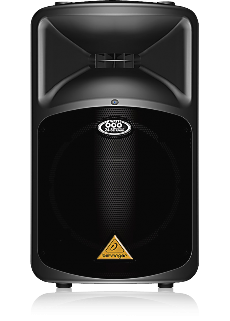 Behringer B512DSP Digital Processor-Controlled 600 Watt 12" PA Speaker System with Integrated Mixer Behringer B512DSP Digital Processor-Controlled 600 Watt 12" PA Speaker System with Integrated Mixer