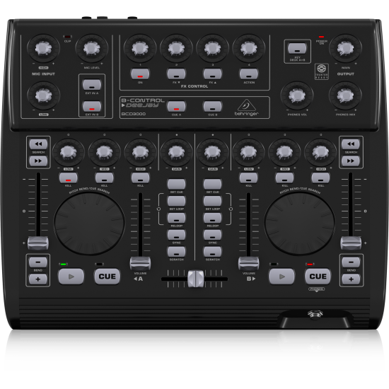 Behringer BCD3000 Next-Generation DJ Machine. Play, Mix, Perform and Scratch Your MP3 Files like Vinyl Records