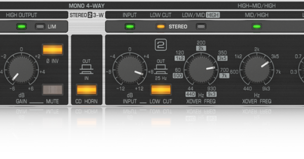 Behringer CX3400 High-Precision Stereo 2-Way/3-Way/Mono 4 Behringer CX3400 High-Precision Stereo 2-Way/3-Way/Mono 4