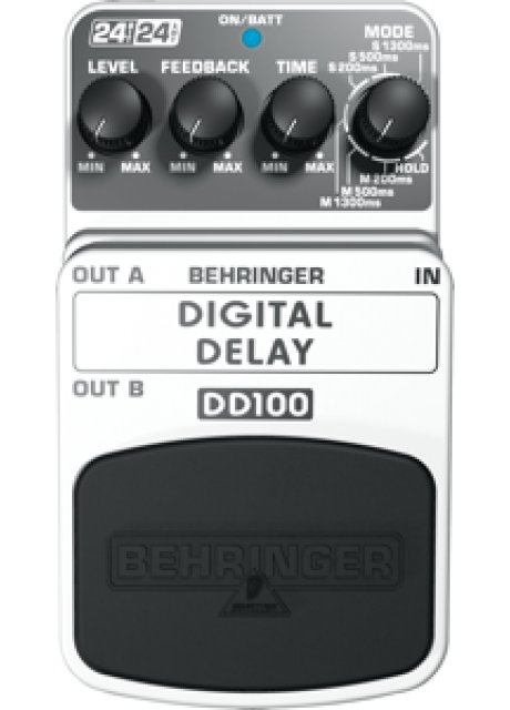 Behringer DD100 Digital Stereo Delay/Echo Effects Pedal