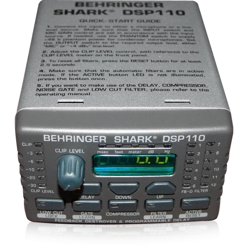 Behringer DSP110 Digital 24-Bit Multi-Function Signal Processor