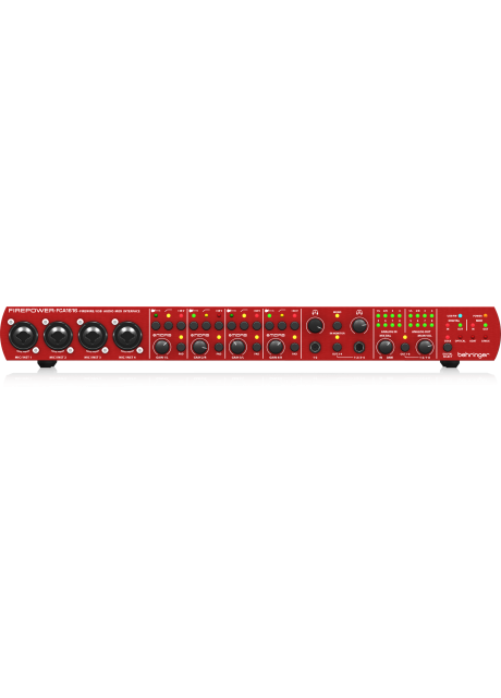 Behringer FCA1616 Audiophile 16 In/16 Out, 24-Bit/96 kHz FireWire/USB Audio/MIDI Interface with ADAT and Midas Preamplifiers Behringer FCA1616 Audiophile 16 In/16 Out, 24-Bit/96 kHz FireWire/USB Audio/MIDI Interface with ADAT and Midas Preamplifiers