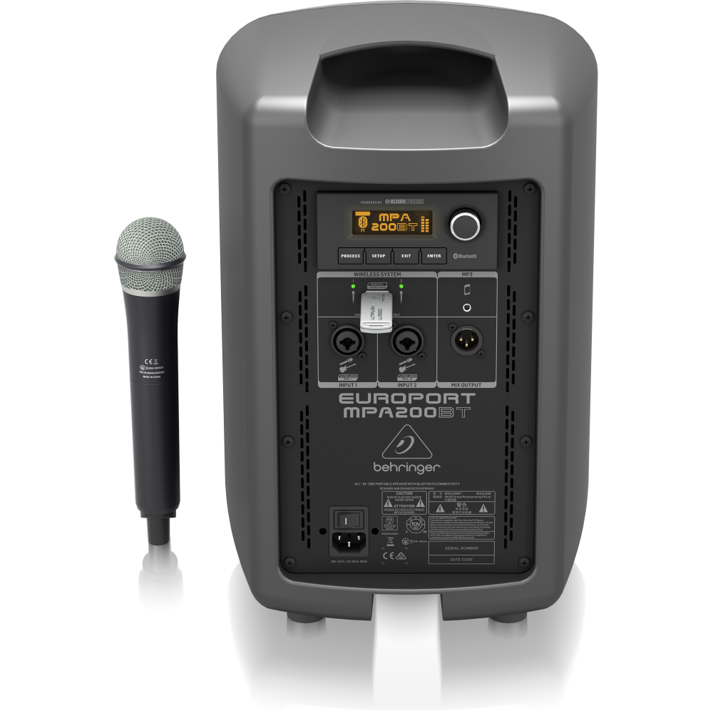Behringer MPA200BT All-in-One Portable 200-Watt Speaker with Wireless