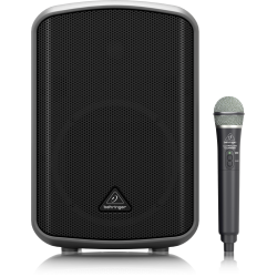 Behringer MPA200BT All-in-One Portable 200-Watt Speaker with Wireless Microphone, Remote Control via Smart Phone, Bluetooth Audio Streaming and Battery Operation