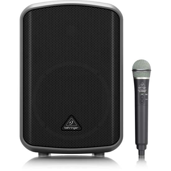 Behringer MPA200BT All-in-One Portable 200-Watt Speaker with Wireless Microphone, Remote Control via Smart Phone, Bluetooth Audio Streaming and Battery Operation