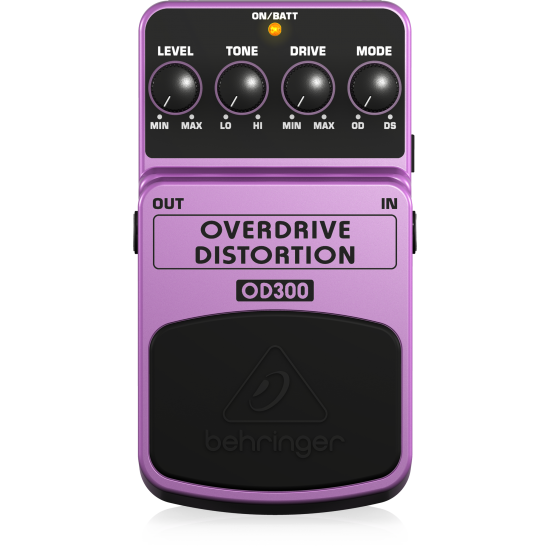 Behringer OD300 2-Mode Overdrive/Distortion Effects Pedal