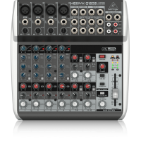 Behringer Q1202USB Premium 12-Input 2-Bus Mixer with XENYX Mic Preamps and Compressors, British EQ and USB/Audio Interface