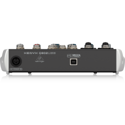Behringer Q802USB Premium 8-Input 2-Bus Mixer with XENYX Mic Preamps and Compressors, British EQ and USB/Audio Interface Behringer Q802USB Premium 8-Input 2-Bus Mixer with XENYX Mic Preamps and Compressors, British EQ and USB/Audio Interface
