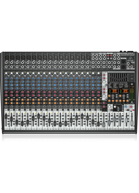 Behringer SX2442FX Ultra-Low Noise Design 24-Input 4-Bus Studio/Live Mixer with XENYX Mic Preamplifiers, British EQ and Dual Multi-FX Processor Behringer SX2442FX Ultra-Low Noise Design 24-Input 4-Bus Studio/Live Mixer with XENYX Mic Preamplifiers, British EQ and Dual Multi-FX Processor
