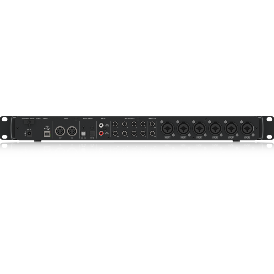 Behringer UMC1820 Audiophile 18x20, 24-Bit/96 kHz USB Audio/MIDI Interface with Midas Mic Preamplifiers