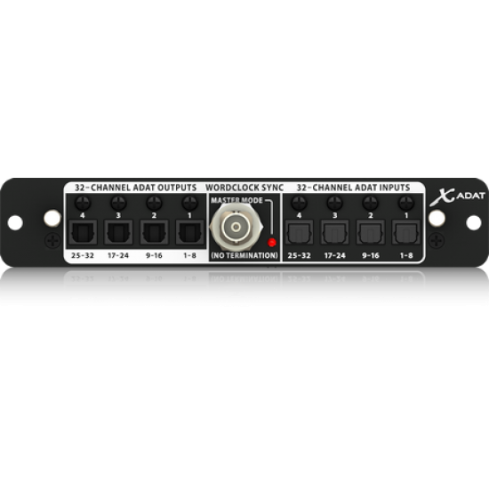 Behringer X-ADAT High-Performance 32 Channel ADAT/Wordclock Expansion Card for X32