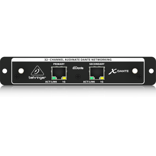 Behringer X-DANTE High-Performance 32-Channel Audinate Dante Expansion Card for X32 Behringer X-DANTE High-Performance 32-Channel Audinate Dante Expansion Card for X32