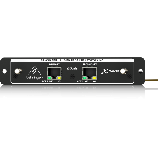 Behringer X-DANTE High-Performance 32-Channel Audinate Dante Expansion Card for X32 Behringer X-DANTE High-Performance 32-Channel Audinate Dante Expansion Card for X32