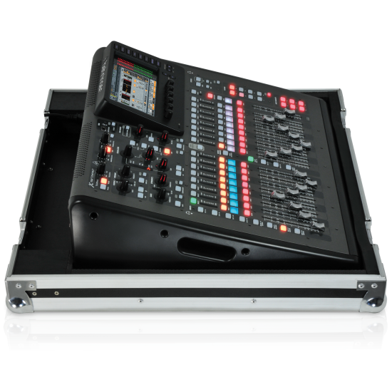 Behringer X32 COMPAC TP 40-Input, 25-Bus Digital Mixing Console with 16 Programmable Midas Preamps, 17 Motorized Faders, Channel LCD s, 32 Channel Audio Interface and Touring-Grade Road Case