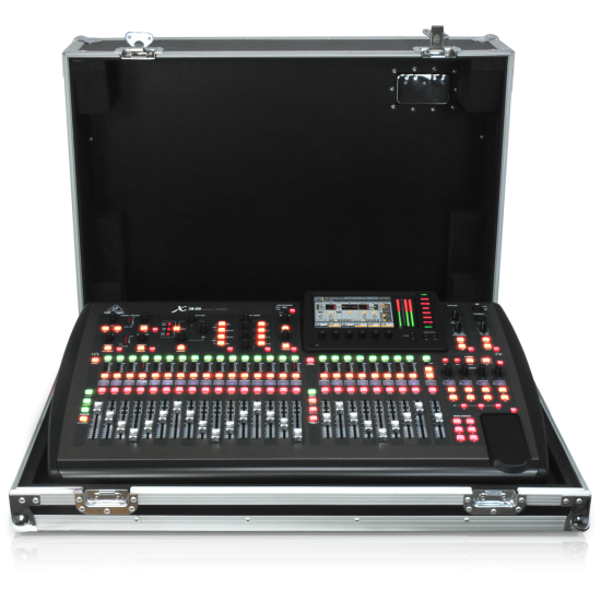Behringer X32 TP 40-Input, 25-Bus Digital Mixing Console with 32 Programmable Midas Preamps, 25 Motorized Faders, Channel LCD s, 32 Channel Audio Interface and Touring-Grade Road Case