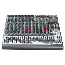 Behringer XENYX 2222FX Premium 22-Input 2/2-Bus Mixer with XENYX Mic Preamps, British EQ, 24-Bit Multi-FX Processor and USB/Audio Interface