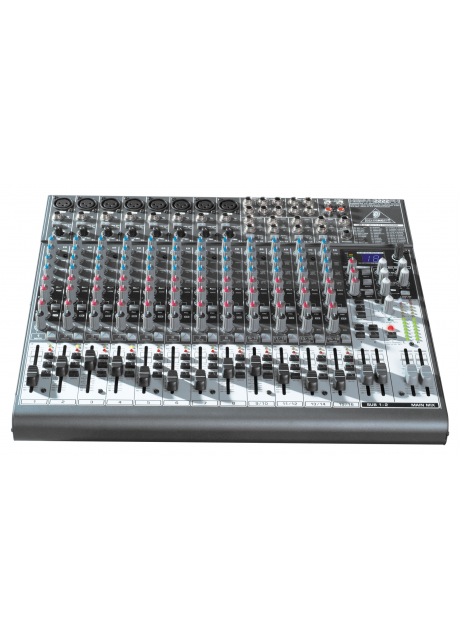 Behringer XENYX 2222FX Premium 22-Input 2/2-Bus Mixer with XENYX Mic Preamps, British EQ, 24-Bit Multi-FX Processor and USB/Audio Interface Behringer XENYX 2222FX Premium 22-Input 2/2-Bus Mixer with XENYX Mic Preamps, British EQ, 24-Bit Multi-FX Processor and USB/Audio Interface
