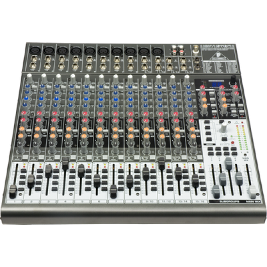 Behringer XENYX 2442FX Premium 24-Input 4/2-Bus Mixer with XENYX Mic Preamps, British EQ, 24-Bit Multi-FX Processor and USB/Audio Interface Behringer XENYX 2442FX Premium 24-Input 4/2-Bus Mixer with XENYX Mic Preamps, British EQ, 24-Bit Multi-FX Processor and USB/Audio Interface