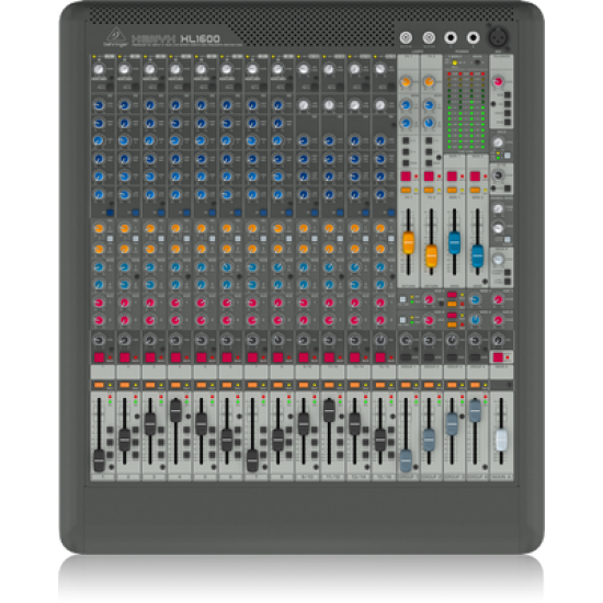 Behringer XL1600 Premium 16-Input 4-Bus Live Mixer with XENYX Mic Preamps and British EQ