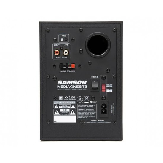 Samson Mediaone BT3 Powered Studio Monitor with Bluetooth
