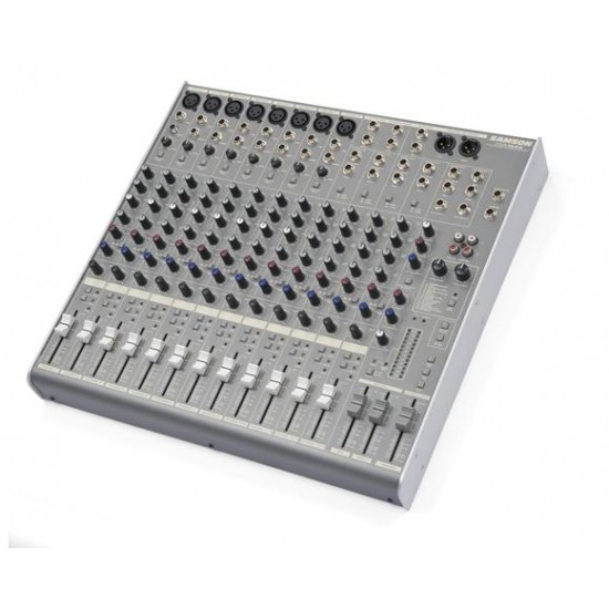 Samson MDR1688 Mixer 16 Inputs: 8 mic/line plus 4 stereo line Samson MDR1688 Mixer 16 Inputs: 8 mic/line plus 4 stereo line
