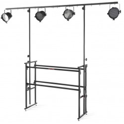 Athletic DJ-4T for a mobile DJ stands 