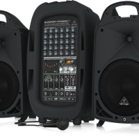 Behringer PPA2000BT Ultra-Compact 2000-Watt 8-Channel Portable