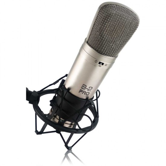 Behringer B-2 PRO Professional Gold-Sputtered Large Dual-Diaphragm Studio Condenser Microphone