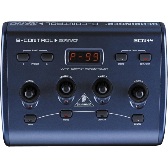 Behringer BCN44 B-Control Nano Ultra-Compact and Universal MIDI Controller