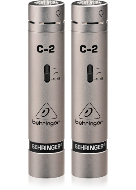 Behringer C-2 Studio Condenser Microphones, Matched Pair