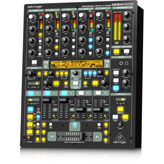 Behringer Digital Pro Mixer DDM4000 Ultimate 5-Channel Digital DJ Mixer