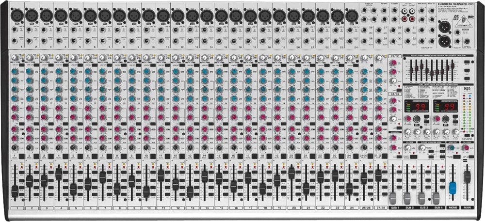 Behringer Eurodesk Sl3242Fx-Pro - Ultra Low-Noise Design 32-Input