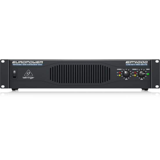 Behringer Europower EP4000 Professional 4,000-Watt Stereo Power Amplifier Behringer Europower EP4000 Professional 4,000-Watt Stereo Power Amplifier