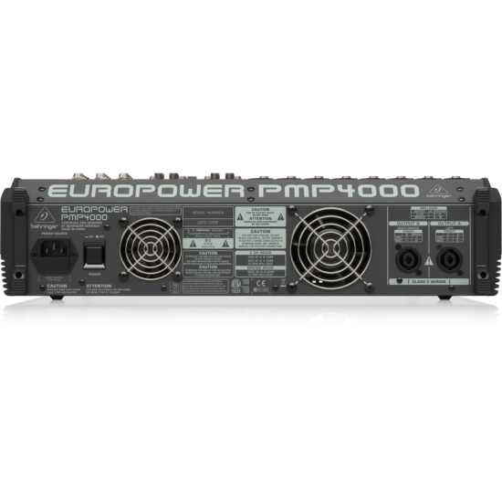Behringer Europower PMP4000 Powered Mixer - 16 Channels, 1600 Watts Behringer Europower PMP4000 Powered Mixer - 16 Channels, 1600 Watts