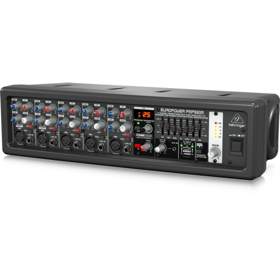 Behringer  Europower PMP550M 500-Watt 5-Channel Powered Rackmount Mixer