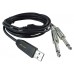 Behringer  LINE 2 USB Stereo 1/4" Line In to USB Interface Cable