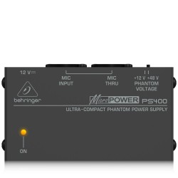 Behringer Micropower PS400 Ultra-Compact Phantom Power Supply Behringer Micropower PS400 Ultra-Compact Phantom Power Supply