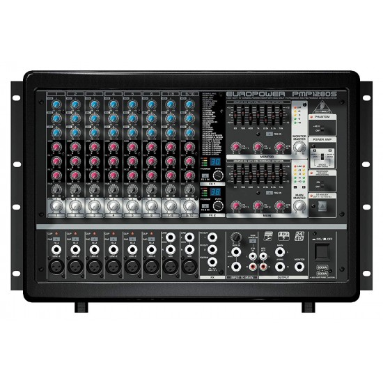 Behringer PMP1280S 1,200-Watt 10-Channel Powered Mixer Behringer PMP1280S 1,200-Watt 10-Channel Powered Mixer