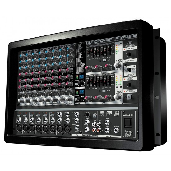 Behringer PMP1280S 1,200-Watt 10-Channel Powered Mixer Behringer PMP1280S 1,200-Watt 10-Channel Powered Mixer