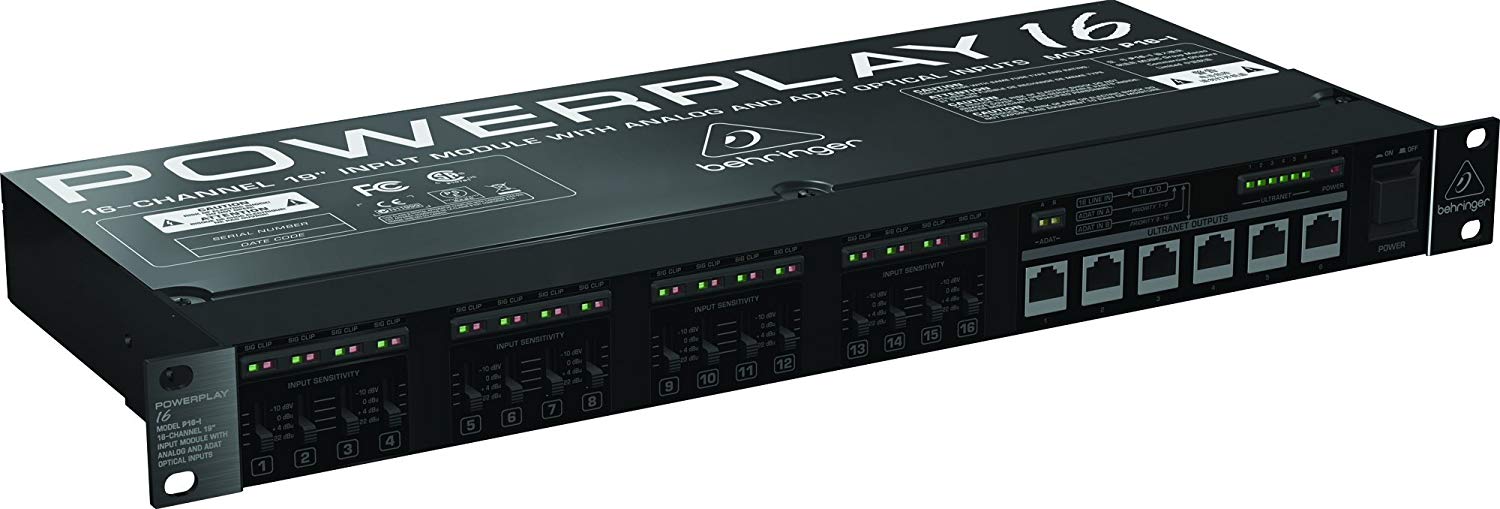 Behringer Powerplay P16-I 16-Channel 19 Input Module