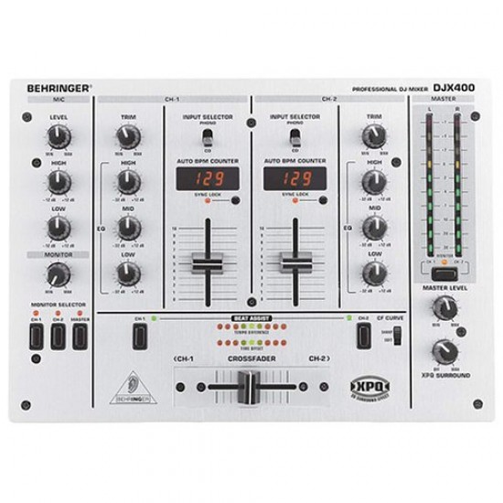 Behringer Pro Mixer DJX400 - Professional 2-Channel Dj Mixer Behringer Pro Mixer DJX400 - Professional 2-Channel Dj Mixer