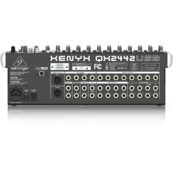 BEHRINGER, QX2442USB Premium 24-Input 4/2-Bus Mixer with Xenyx Mic Preamps BEHRINGER, QX2442USB Premium 24-Input 4/2-Bus Mixer with Xenyx Mic Preamps