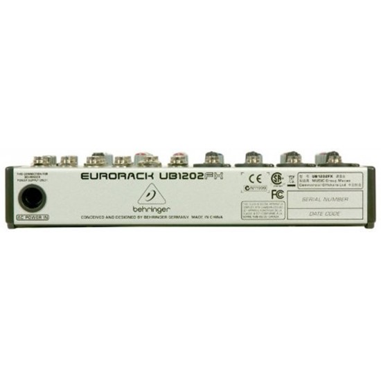 Behringer UB1202FX Eurorack Ultra-Low Noise 12-Input 2-Bus Mic/Line Mixer