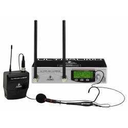Behringer UL2000B UHF True Diversity Headset Mic UHF Headet Wire