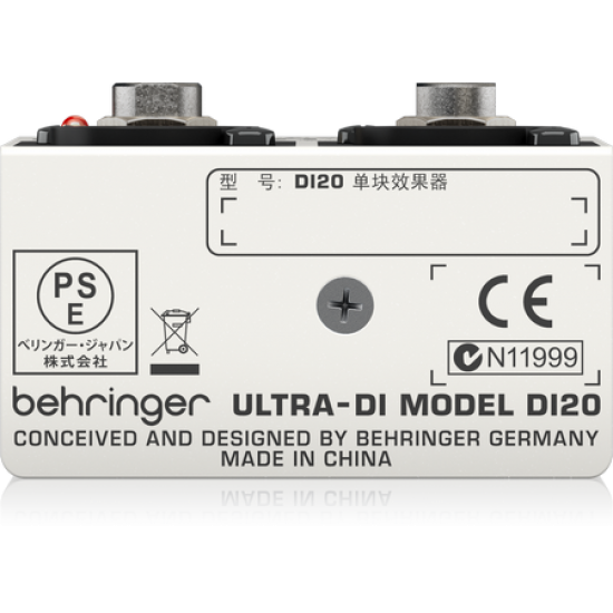 Behringer Ultra-DI DI20 Professional Active 2-Channel DI-Box/Splitter