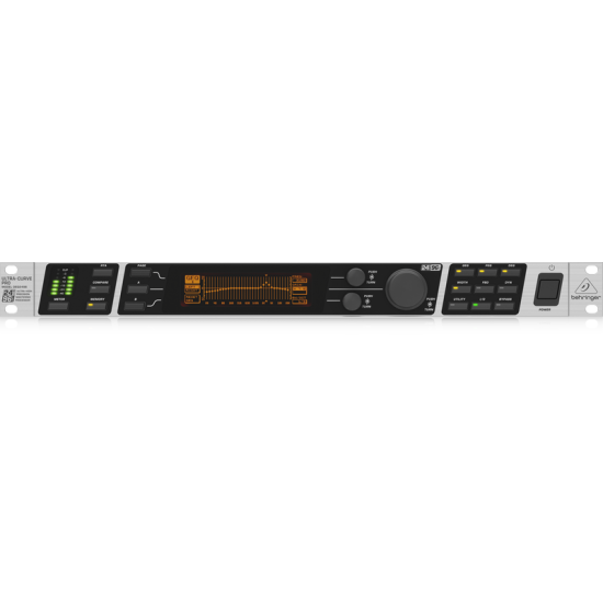 Behringer Ultracurve Pro DEQ2496 Ultra-High Precision 24-Bit/96 kHz Equalizer, Analyzer, Feedback Destroyer and Mastering Processor